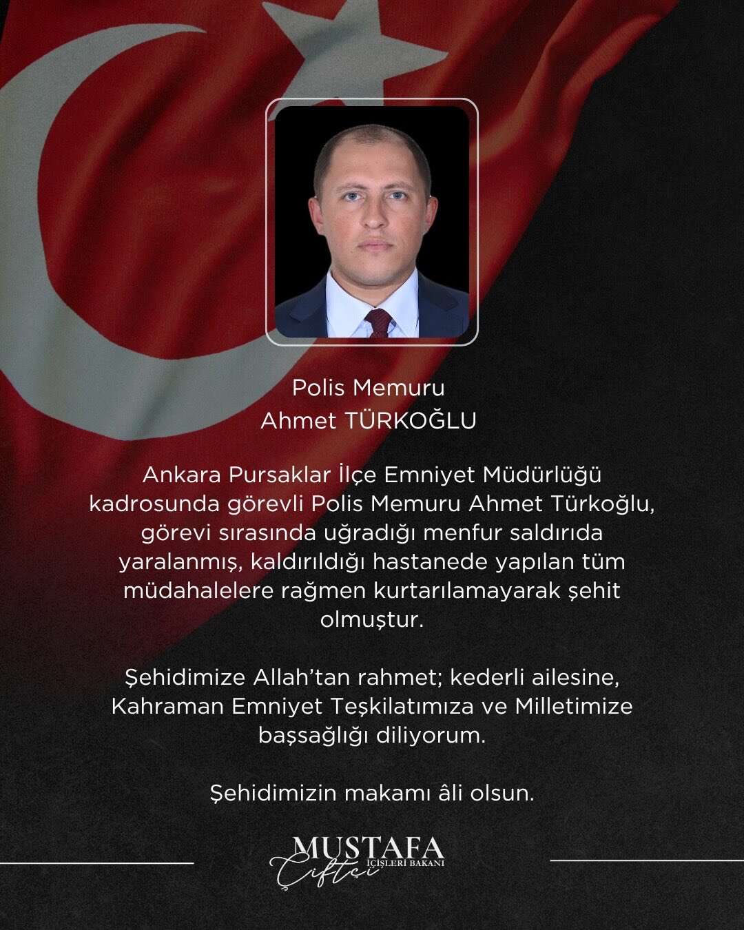 Polis uygulama noktasına silahlı saldırı! Ahmet Türkoğlu şehit oldu 6